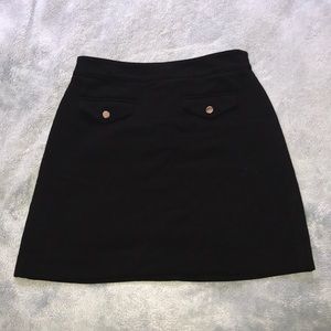 Loft Black Pencil Skirt